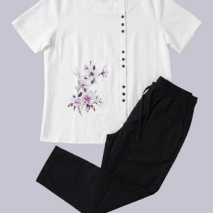 Ensemble Chemise Pantalon Lin